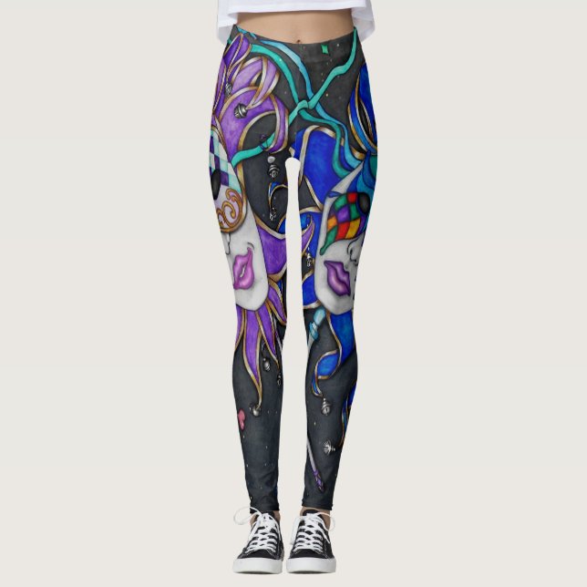 Tragedia/Tragedia Jester Mask Leggings (Anverso)