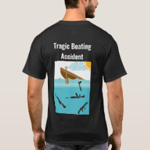Trágica camiseta de accidente de barco