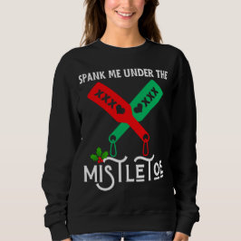 Tráguenme Bajo El Suéter Navidades Mistletoe