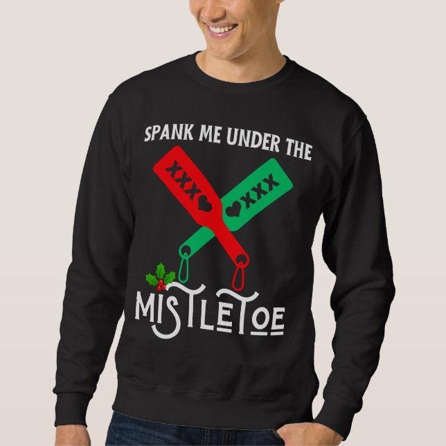 Tráguenme Bajo El Suéter Navidades Mistletoe (Anverso)