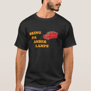 TRAIGA a DA la camiseta (negra) AMBARINA de las