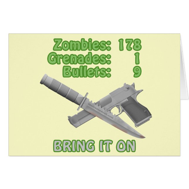 Traiga en los zombis (Anverso (Horizontal))