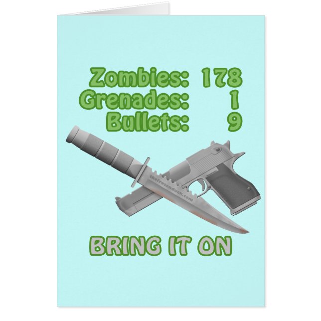 Traiga en los zombis (Frente)