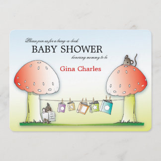 Traiga una invitación de Baby Shower del libro