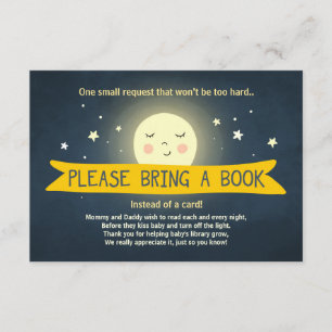 Traiga una tarjeta de libro a la luna y a Baby