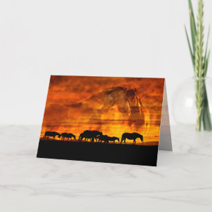 "Trail of the Setting Sun" - Tarjeta de felicitaci