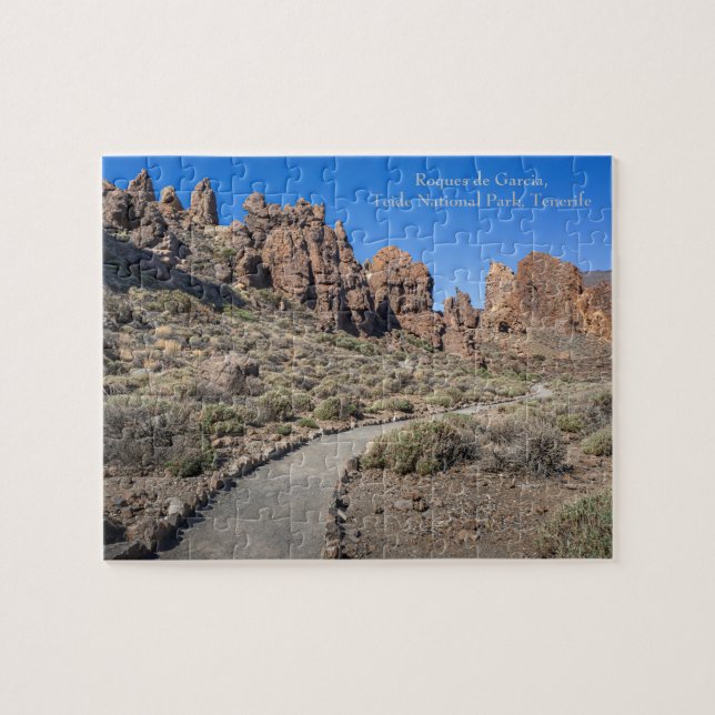 Trail, Teide National Park Tenerife, Jigsaw Puzzle (Horizontal)