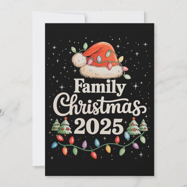 Traje a juego para Navidad familiar 2025 Fiesta de (Anverso)