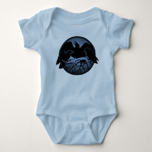 Traje de bebé Tribal Raven Top Creeper Baby Raven 