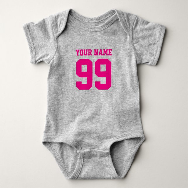 Traje de chica jersey de fútbol | Ropa de bebé (Anverso)