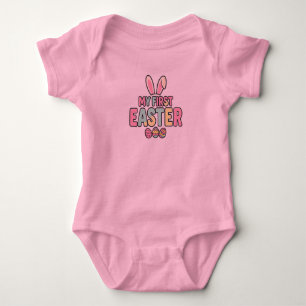 Traje de conejito lindo para bebé, mi primer bodi