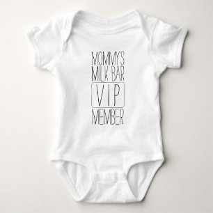 Traje de cuerpo de bebé Jersey miembro VIP de la b