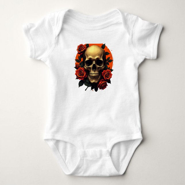 Traje de cuerpo de Jersey para bebé de Helloween (Anverso)