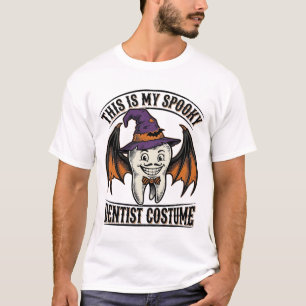 Traje de dentista aterrador camiseta dental de Hal