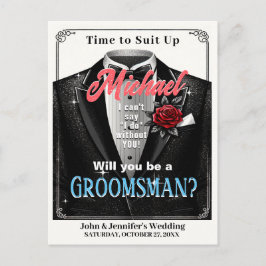 Traje de Invitación al Tuxedo Groomsman