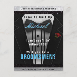 Traje de Invitación al Tuxedo Groomsman