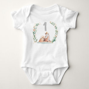 Traje de romper camisa de ciervo de cumpleaños de