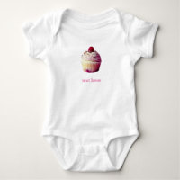 Traje de torta dulce Jersey Bodysuit, Blanco