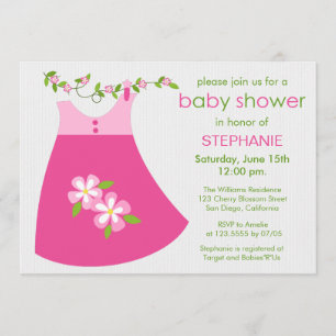 Traje de vestir color rosa lindo Invitación de Bab