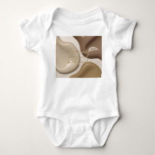 Traje para el bebé jersey en un gráfico elegante