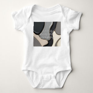Traje para el bebé jersey en un gráfico elegante