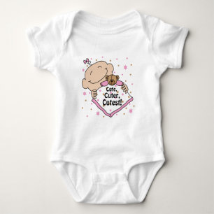 Traje para niños de Jersey "Cute Cuter Cutest"/PIN