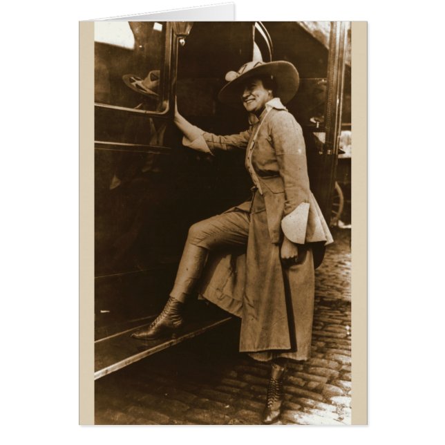 Traje que marcha del Suffragette de Chicago (Frente)