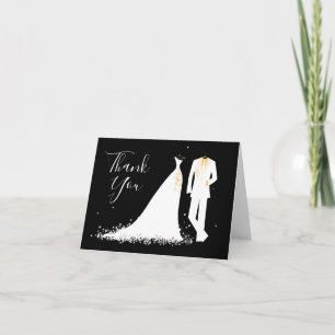 Traje y esmoquin - Tarjeta de agradecimiento