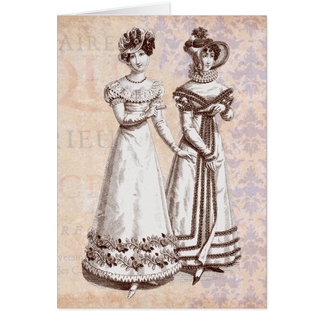 Trajes Parisiens 1821 modas del francés de la (Frente)