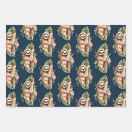 Trama de color de agua y hojas tropicales