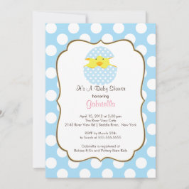 Trama de la invitación de Baby Shower del muchacho