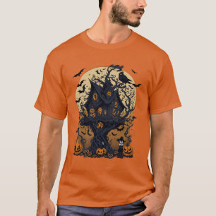 Tramitosa camiseta de Halloween Treehouse para hom