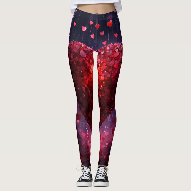 Trampa cardíaca: Leggings femeninas" (Anverso)
