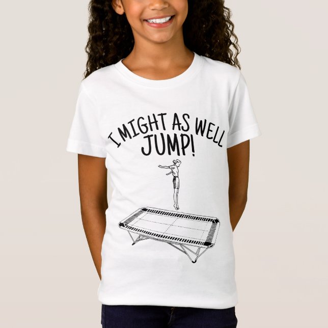 ¡TRAMPOLINE T-SHIRE PARA CHICAS JUMP! CAMISETAS (Anverso)
