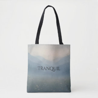 Tranquil - Bolsa De Tote Misty Mountain Scene