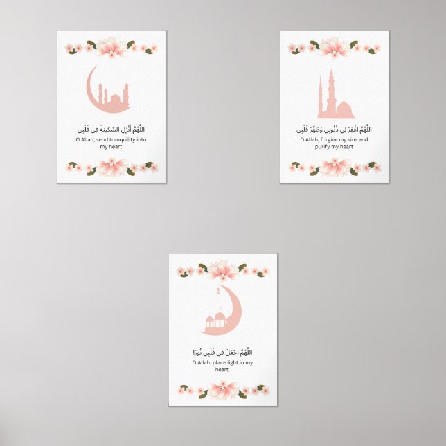 Tranquil Islamic Wall Art Set (Anverso)