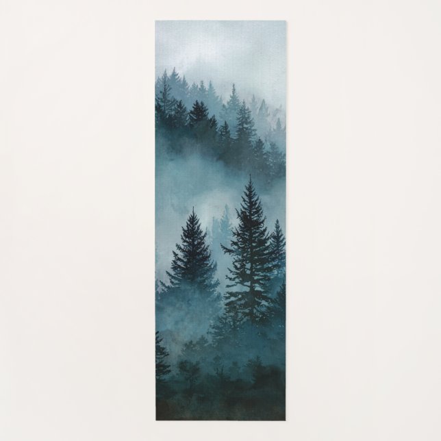 Tranquil Pine Escape Yoga Mat (Anverso)
