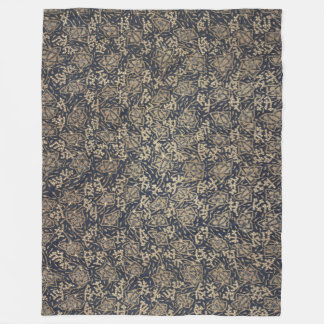 Tranquila manta azul y crema para la fleche de bat