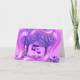 Tranquila tarjeta de felicitación de la naturaleza