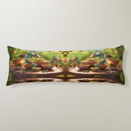 Tranquilidad de plumas: Aves diseñan almohada corp