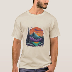 Tranquilidad en escarcha - Camiseta panorámica
