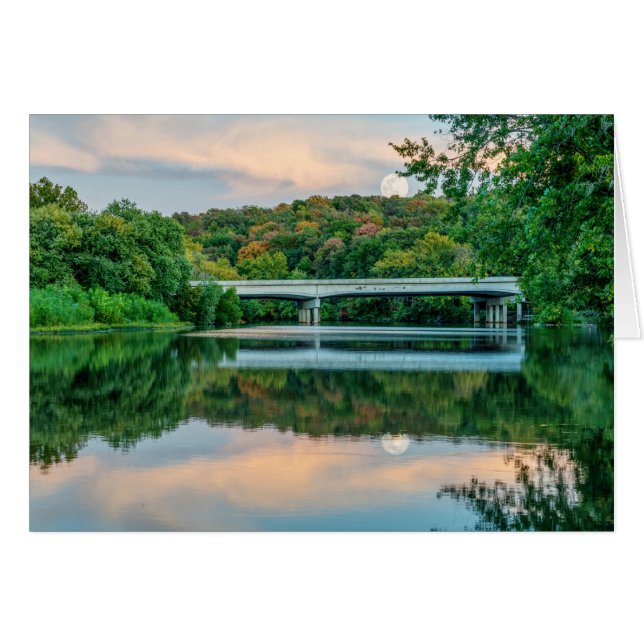 Tranquilidad Nocturna del Lago Springfield (Anverso (Horizontal))