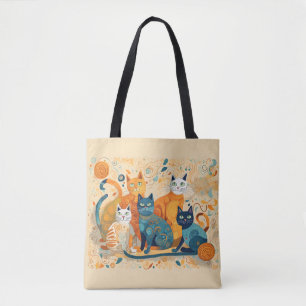 tranquilizando gatos con la bolsa de té