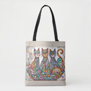 tranquilizando gatos con la bolsa de té