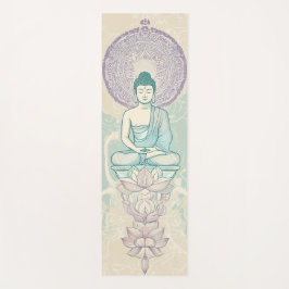 Tranquilo yoga Buddha Mat - Perfecto para la medit