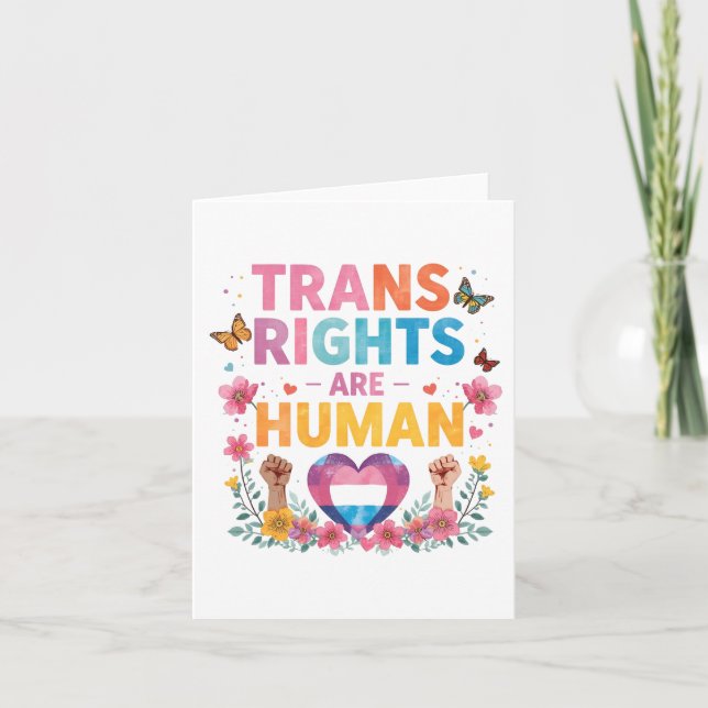 Trans Rights Are Human Rights Design | LGBTQ+  (Anverso)