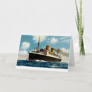Transatlántico de Lujo S.S. Stuttgart - Vintage
