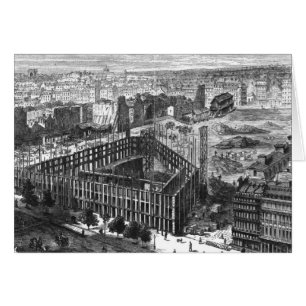 Transformación de París: Edificio en 1861