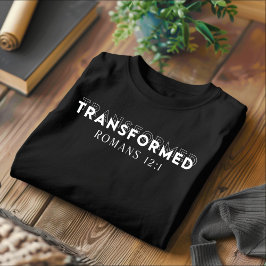 Transformado para camisetas cristianas para hombre