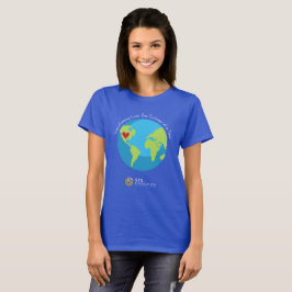 Transformando camiseta viva - Azul